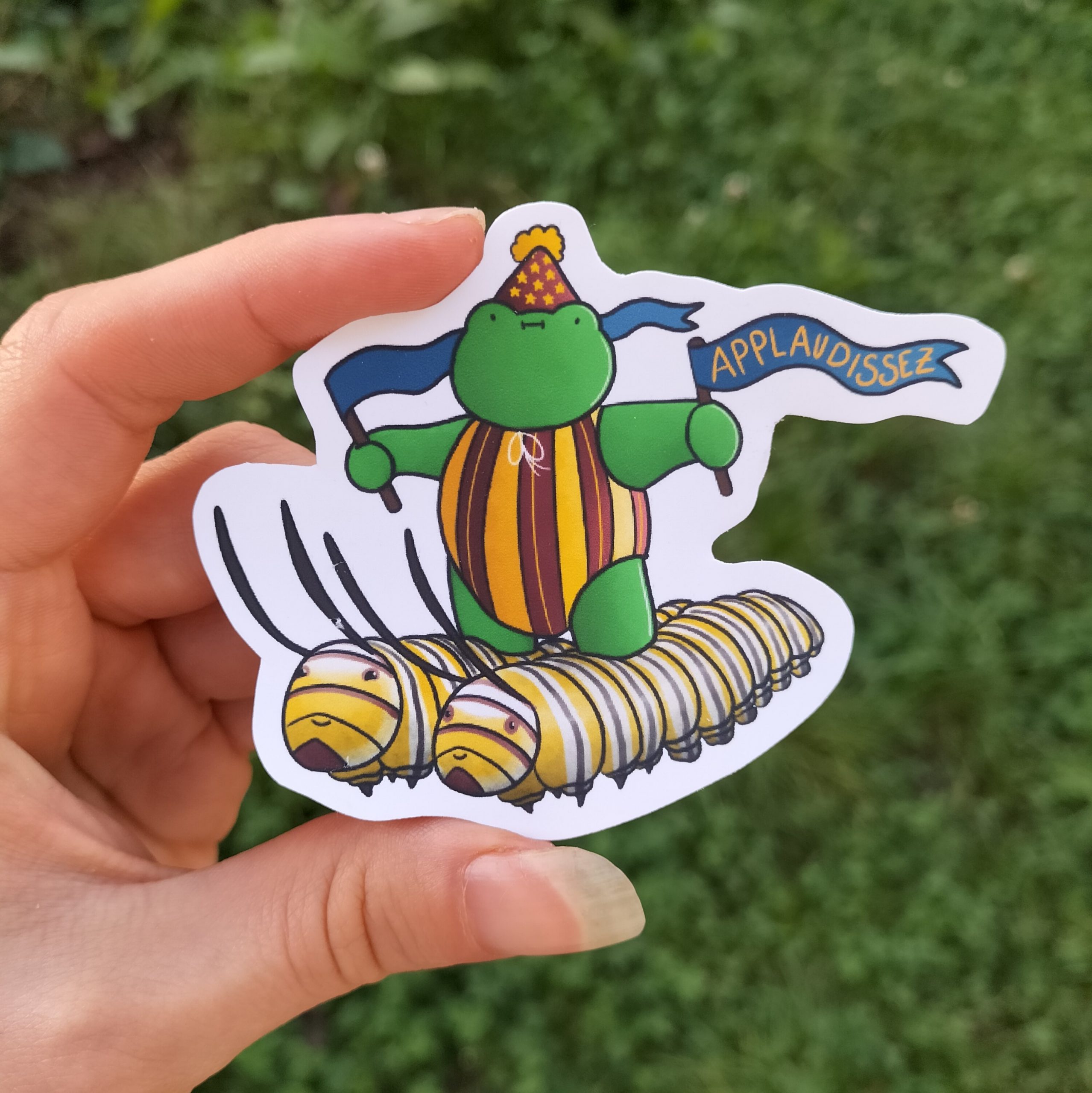 Sticker Voltige – les Grenouilles au Cirque ! – Version Pack