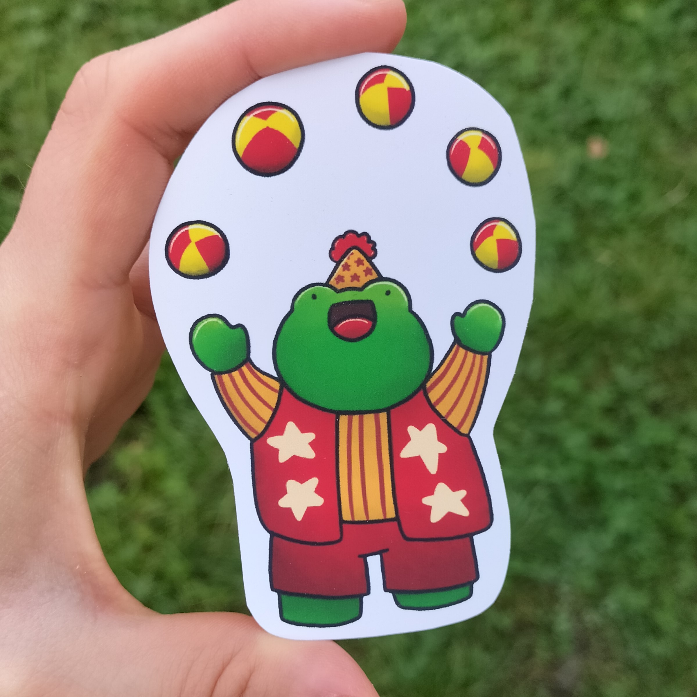 Sticker Jonglage – les Grenouilles au Cirque ! – Version Pack
