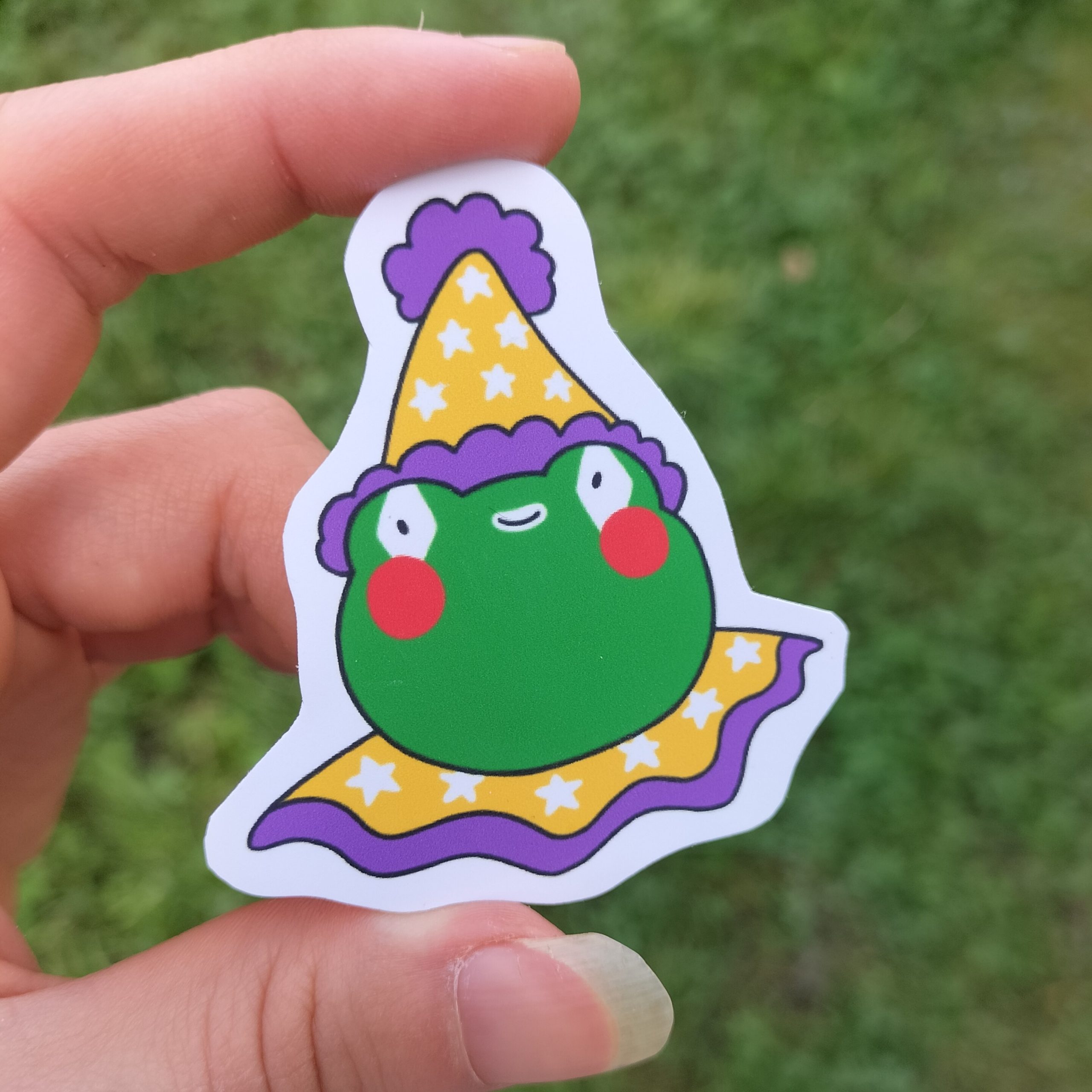 Sticker Clown – les Grenouilles au Cirque ! – Version Pack